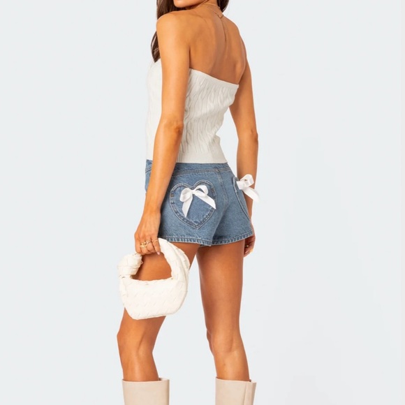 Edikted Pants - Edikted Bow Shorts